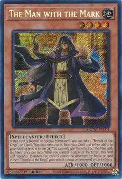 Yugioh! The Man with the Mark - MZTM-EN001 - Secret Rare - 1st Edition Near Mint - Image 1