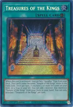 Yugioh! Treasures of the Kings - MZTM-EN006 - Secret Rare - 1st Edition Near Min - Image 1