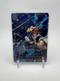 One Piece Portgas.D.Ace (SP, Foil) EB02-028 Carrying On His Will Japanese NM - Image 1