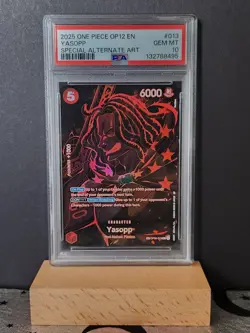 Yasopp (SP Alt Art) R OP09-013 One Piece Legacy Of The Master PSA 10 - Image 1