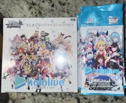 Sealed Weiss Schwarz Hololive Production Vol 1 Booster box with 65 loose packs! - Image 1