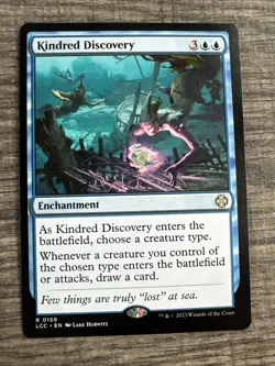 Kindred Discovery MTG Ixalan Commander Rare NM x1 - Magic Card Tribal Creature - Image 1