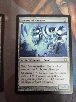 FOUR Card Playset Of Arcbound Ravager Magic: the Gathering Modern Masters Cards! - Image 3