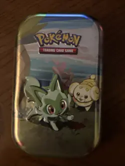 Pokemon TCG: Paldea Friends Mini Tin with 50 Cards - Image 1