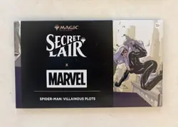 🔥MTG Secret Lair x Marvel's Spider-Man: Villainous Plots - Non Foil - Sealed - Image 1