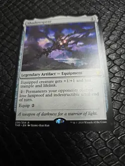 Magic: The Gathering Shadowspear 236/254 Theros Beyond Death Rare Legendary Art… - Image 1