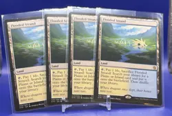 MTG 4X Flooded Strand Khans of Tarkir Non-foil Play Set Nm/LP - Image 2