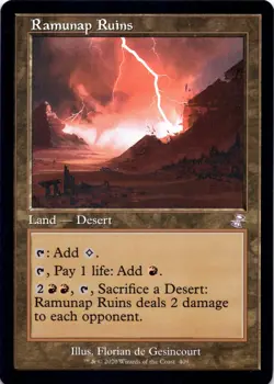 Ramunap Ruins RETRO FRAME Time Spiral Remastered Magic MTG NM - Image 1