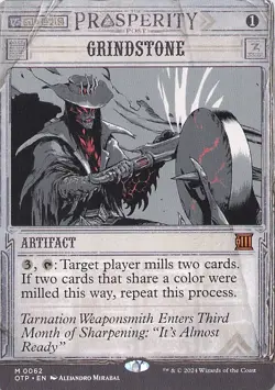 Grindstone Outlaws of Thunder Junction: Breaking News Regular - Image 1