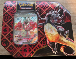 Pokemon TCG: Scarlet and Violet - Paldean Fates Tin - Shiny Charizard ex -Sealed - Image 1