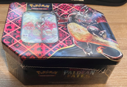 Pokemon TCG: Scarlet and Violet - Paldean Fates Tin - Shiny Charizard ex -Sealed - Image 2