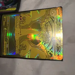 2025 Pokemon PFL EN- Phantasmal Flames #130/094 Mega Charizard X Gold ex MHR - Image 4