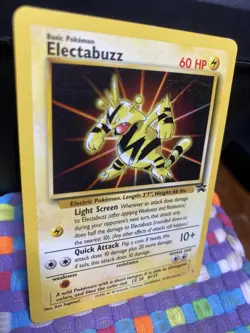 Electabuzz Kids WB Pokemon The First Movie Black Star Promo No. 2 #2 LP - Image 2