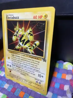 Electabuzz Kids WB Pokemon The First Movie Black Star Promo No. 2 #2 LP - Image 3