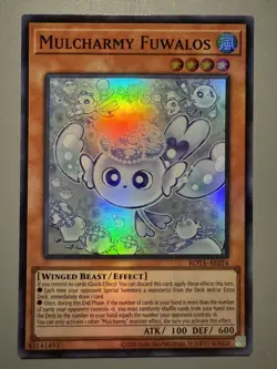 YUGIOH MULCHARMY FUWALOS ASIA ENGLISH EDITION ROTA-AE024 SUPER RARE - Image 1