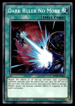 DARK RULER NO MORE SDCH-EN027 COMMON STRUCTURE DECK: SPIRIT CHARMERS YU-GI-OH - Image 1