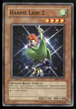 Harpie Lady 2 SD8-EN014 Structure Deck: Lord of the Storm - Image 1