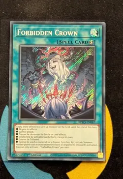 BPRO-EN067 Forbidden Crown x3 Secret Rare 1st Edition YuGiOh Playset - Image 2