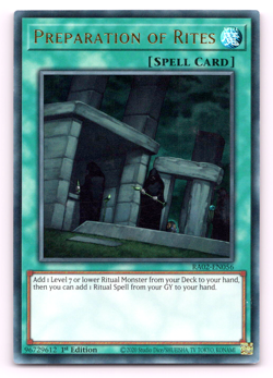 Preparation of Rites - RA02-EN056 - Ultra Rare - 1st Edition Yugioh - Image 1