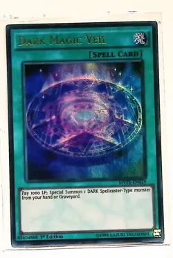 Dark Magic Veil - MVP1-EN019 - Ultra Rare - 1st Edition - Yugioh - Image 1