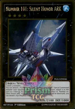 1st ed Number 101: Silent Honor ARK gold rare PGL2-EN046 Yugioh - Image 1