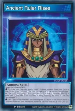 Ancient Ruler Rises - SGX3-ENS18 - Common - 1st Edition Near Mint Yugioh Card - Image 1