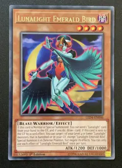 Lunalight Emerald Bird | LED4-EN046 | Rare | 1st Edition | YuGiOh - Image 1
