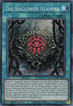 Yugioh ROTA-EN053 - The Hallowed Azamina - Super Rare - Image 1
