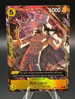 Rob Lucci (ST29-013 Alt) (NM) - One Piece - ST-29 Egghead Starter Deck (ENG) - Image 1