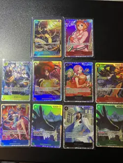 TCG One Piece English lot of 10: OP05 SR+SEC - Image 1