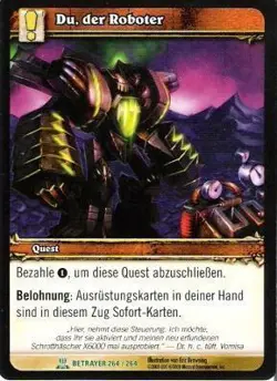 WoW - 2x Du, der Roboter - Diener des Verraters - Image 1
