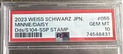 2023 Weiss Schwarz Disney 100 Minnie & Daisy SSP #055 JPN PSA 10 - Image 4