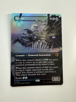 Deceit (Borderless) - NM Foil M : Lorwyn Eclipsed - Image 1