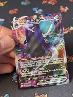 Pokemon Cards Shadow Rider Calyrex VMAX 075/198 Ultra Rare Chilling Reign - (NM) - Image 2