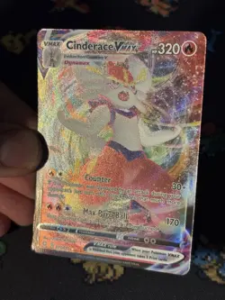 Pokemon Cards Cinderace VMAX 019/072 Ultra Rare Shining Fates - (NM) - Image 2