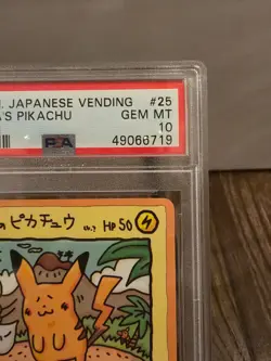 PSA 10 Ooyama's Pikachu Series III Promo Pokemon Card Japanese Vending 1998 - Image 5