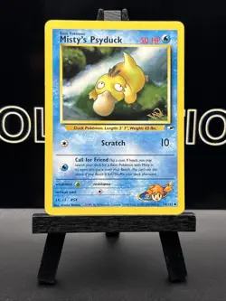 Misty's Psyduck W Stamp 54/132 Wotc Promo Pokemon Card - Image 2