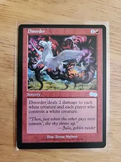 Disorder - Urza's Saga - MTG Magic - Uncommon - Red Sorcery - Image 1