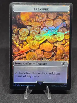 MTG Treasure 0012/Food 0010 Lord of the Rings Token Foil NM - Image 1