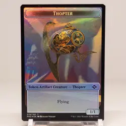 Magic the Gathering Thopter / Treasure Token #020 Modern Horizons 2 Foil MTG X1 - Image 1
