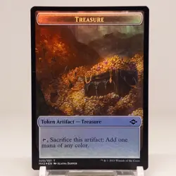 Magic the Gathering Thopter / Treasure Token #020 Modern Horizons 2 Foil MTG X1 - Image 2