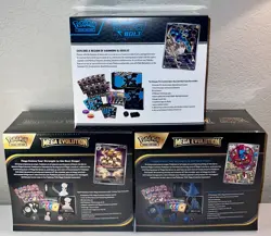 Pokemon Mega Evolution Elite Trainer Box ETB Set of 2 and Black Bolt ETB - Image 3