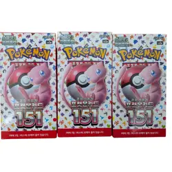Pokemon TCG Scarlet & Violet 151 Booster Box (Korean) - 3 Box Bundle - Image 1