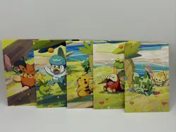 Pokemon TCG - Paldea Friends EMPTY Mini Tins Full Set of 5 w/ Cards EMPTY! - Image 2