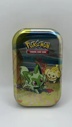 Pokemon TCG - Paldea Friends EMPTY Mini Tins Full Set of 5 w/ Cards EMPTY! - Image 3