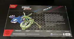 Pokemon Crown Zenith Sea & Sky Box Rayquaza Kyogre 14 Booster Packs *SEALED* - Image 2