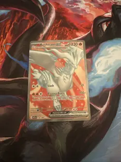 Reshiram ex Full Art Ultra Rare 158/086 White Flare Pokemon TCG Pack Fresh - Image 1