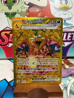 Charizard ex 228/197 Gold - Obsidian Flames - Pokemon TCG - SHIPS FAST - Image 1