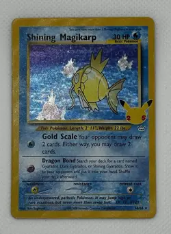 Pokemon TCG Shining Magikarp Celebrations Classic Collection Near Mint Condition - Image 1