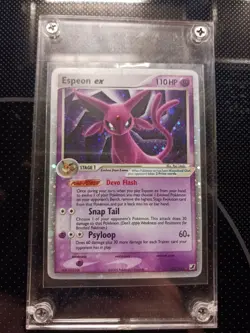 2005 Unseen Forces 102/115 Espeon ex Holo Ultra Rare Pokemon TCG - Image 2